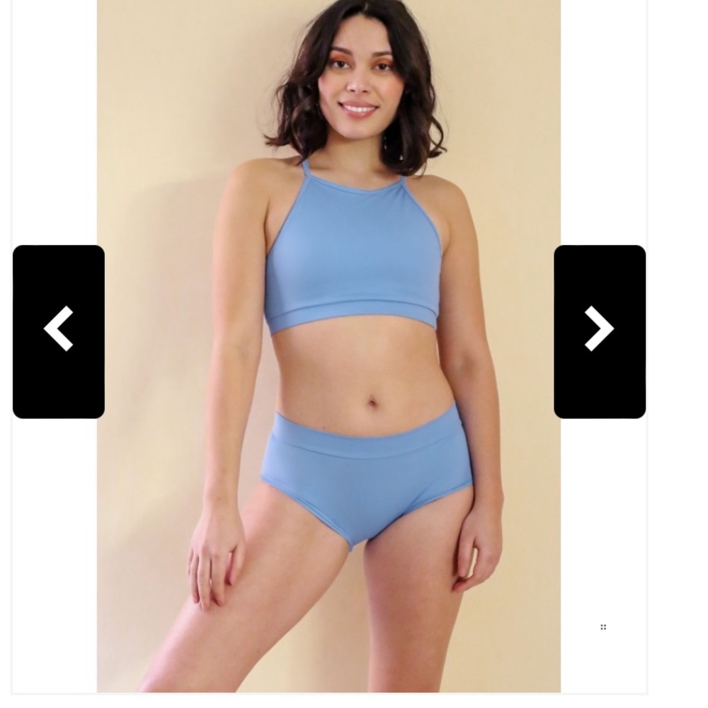 Mademoiselle Spin Viva Hot Pants - Blue Vento